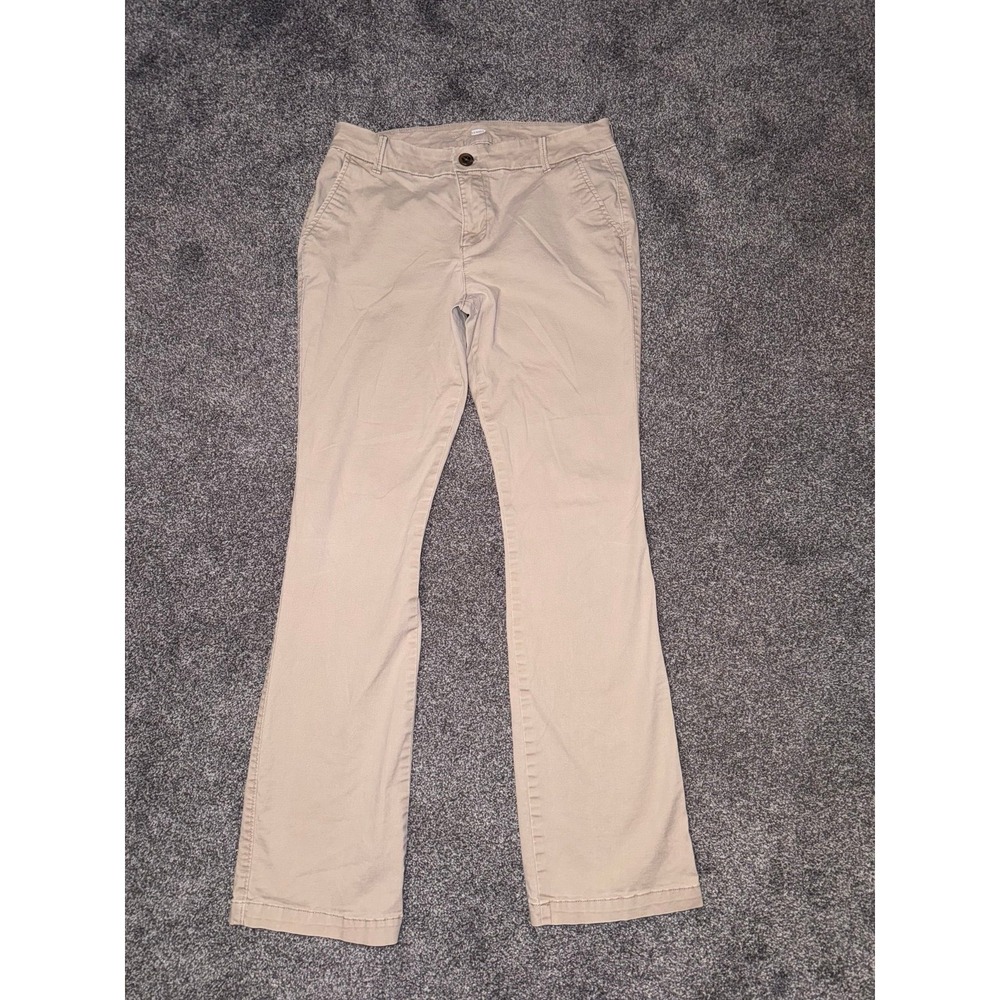 Old Navy Women's Boot Cut Khaki Jeans Pants - 8 Regular